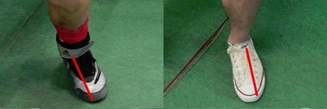 (左)人差し指の意識 / (右)薬指の意識 // あくまでも意識であって体重はかけない