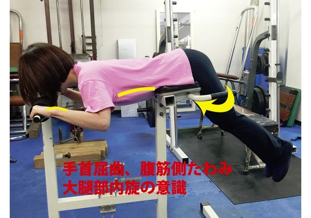 A1タイプ 手首屈曲、腹筋側たわみ 大腿部内旋の意識