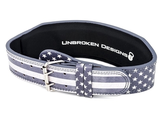 【Unbroken Designs】Stars and Stripes 10センチ レザーベルト