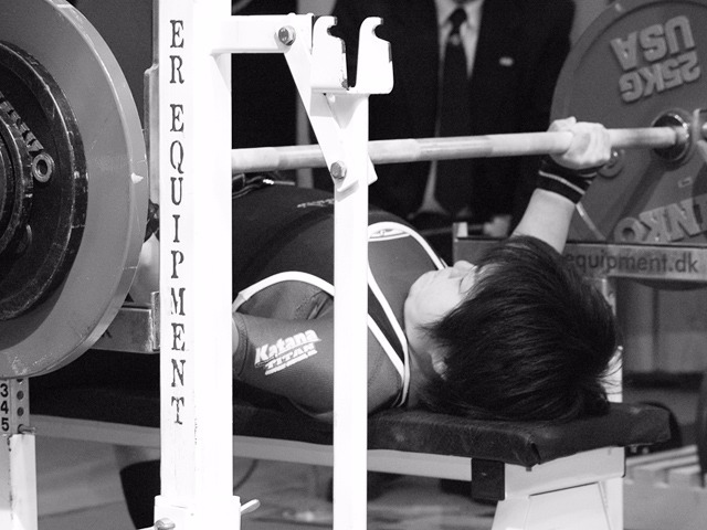 女子57kg級3位 赤川智子の第3試技102.5kg