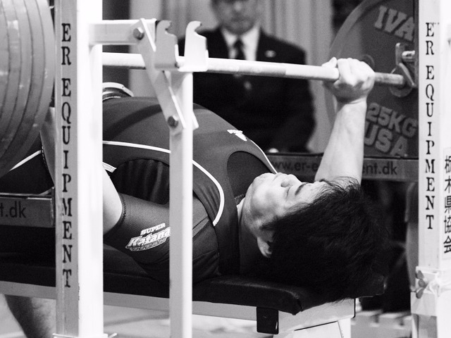 男子83kg級1位福島勇輝第3試技280kg