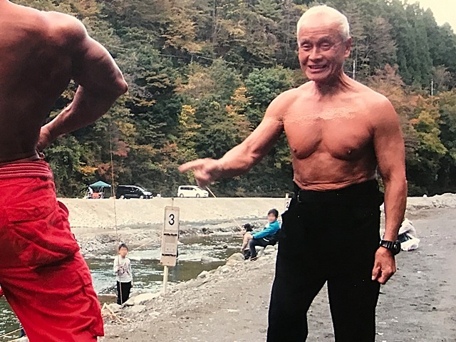 80歳を超えてても日々のトレーニングを欠かさない森川清 氏