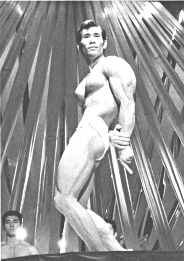 ’69ミスター日本　吉村太一　スチーブ・リーブスばりの美しい筋肉と均整は日本一。’69ミスター日本２位。