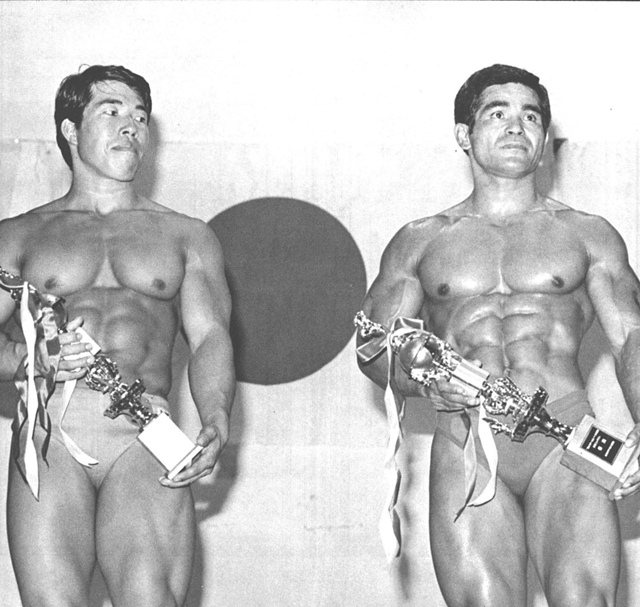 日本代表に選出された朝生照雄（左）と知名定勝。両選手のユニバースでの活躍を期待したい