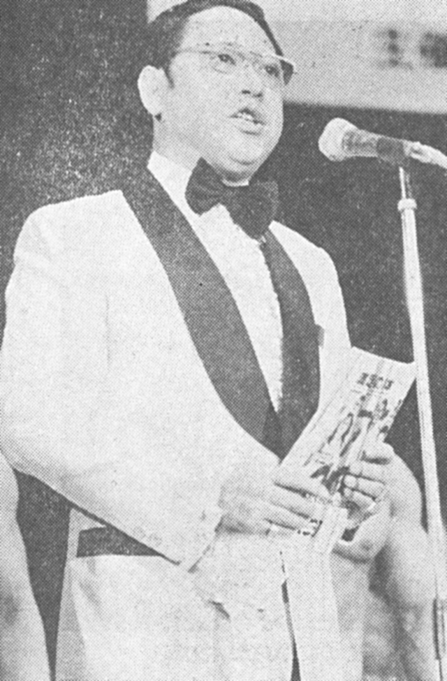 1981年ミスター日本コンテストにて 