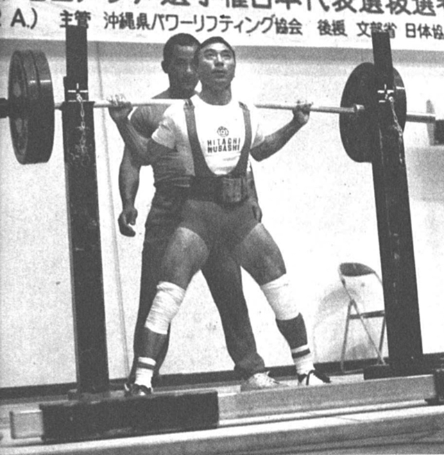 52kg級１位◆因幡英昭選手Ｓ225.0　Ｂ107.5　Ｄ232.5　Ｔ565.0
