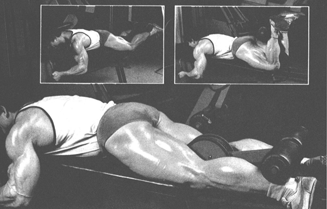 レグ・カールは、あなたの大腿二頭筋（レグ・バイセップス）に驚異的な発達をもたらす。これは僕の脚のトレーニングの最終エクササイズである